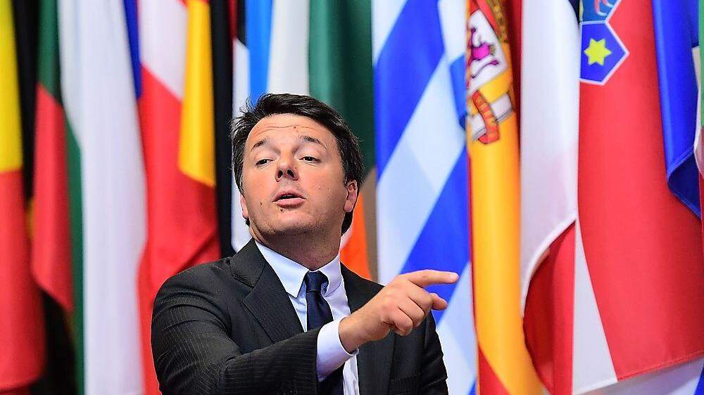 Italiens Ministerpräsident Matteo Renzi: &quot;Der Zustrom muss bis März gestoppt werden&quot;