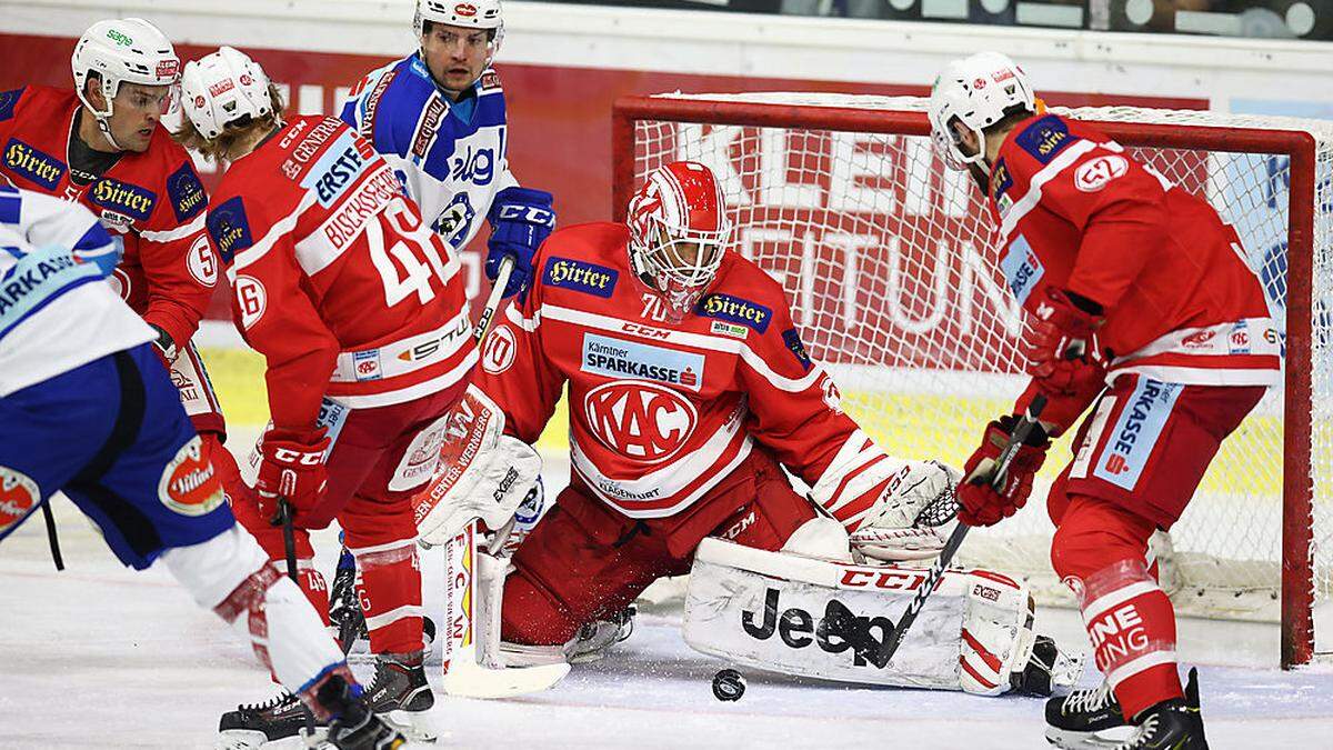 Der KAC empfing den VSV erstmals in dieser Saison