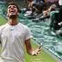 Carlos Alcaraz siegte in Wimbledon.