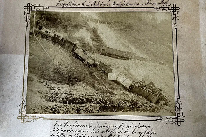 Eisenbahnunglück 1894 im Gesäuse