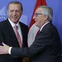 Recep Tayyip Erdogan in Brüssel bei Jean-Claude Juncker