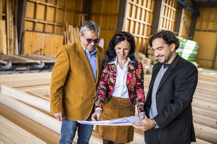 Franz, Ingrid und Fabian Gasser