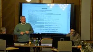 Zweiter Vizebürgermeister Thomas Matzer, Bürgermeister Herbert Pregartner und Vizebürgermeister Franz Nöhrer