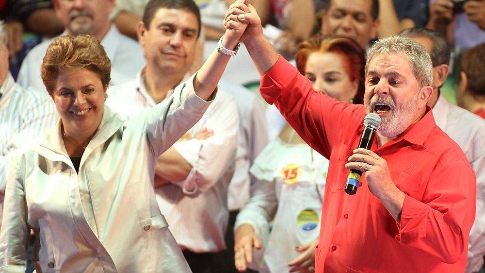 Die Ex-Präsidenten Dilma Rousseff und Luiz Inacio Lula da Silva