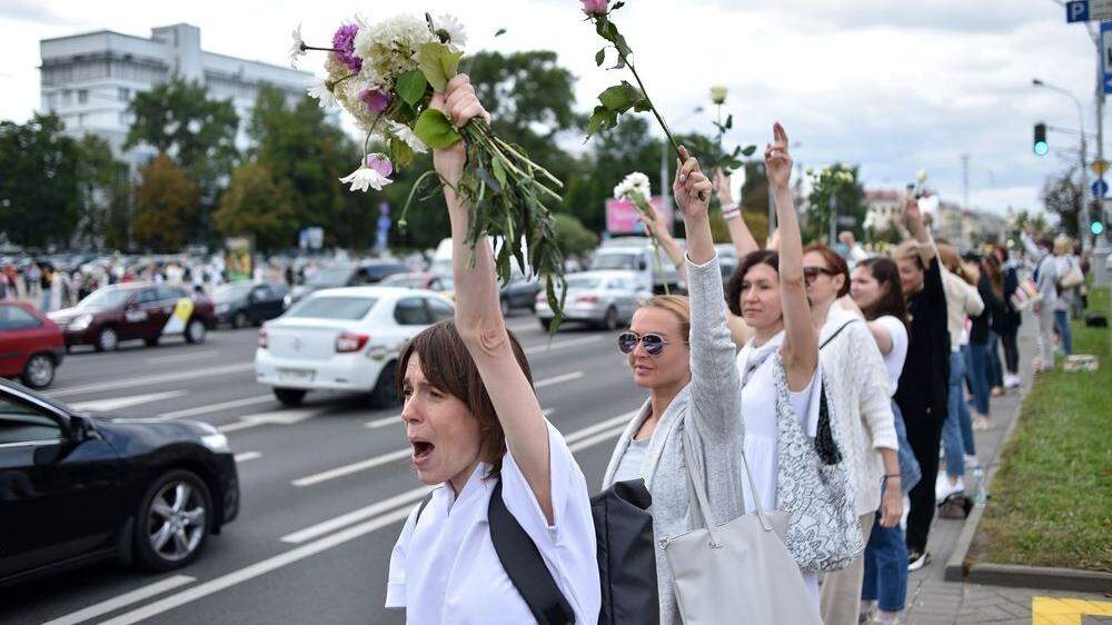 Im Gegensatz zu früheren Protesten wird dieses Mal nicht nur in Minsk demonstriert