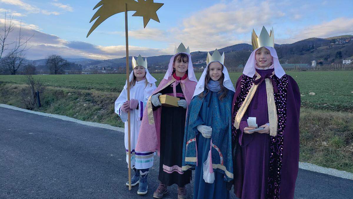 Diese Sternsinger waren heuer in Hartberg unterwegs