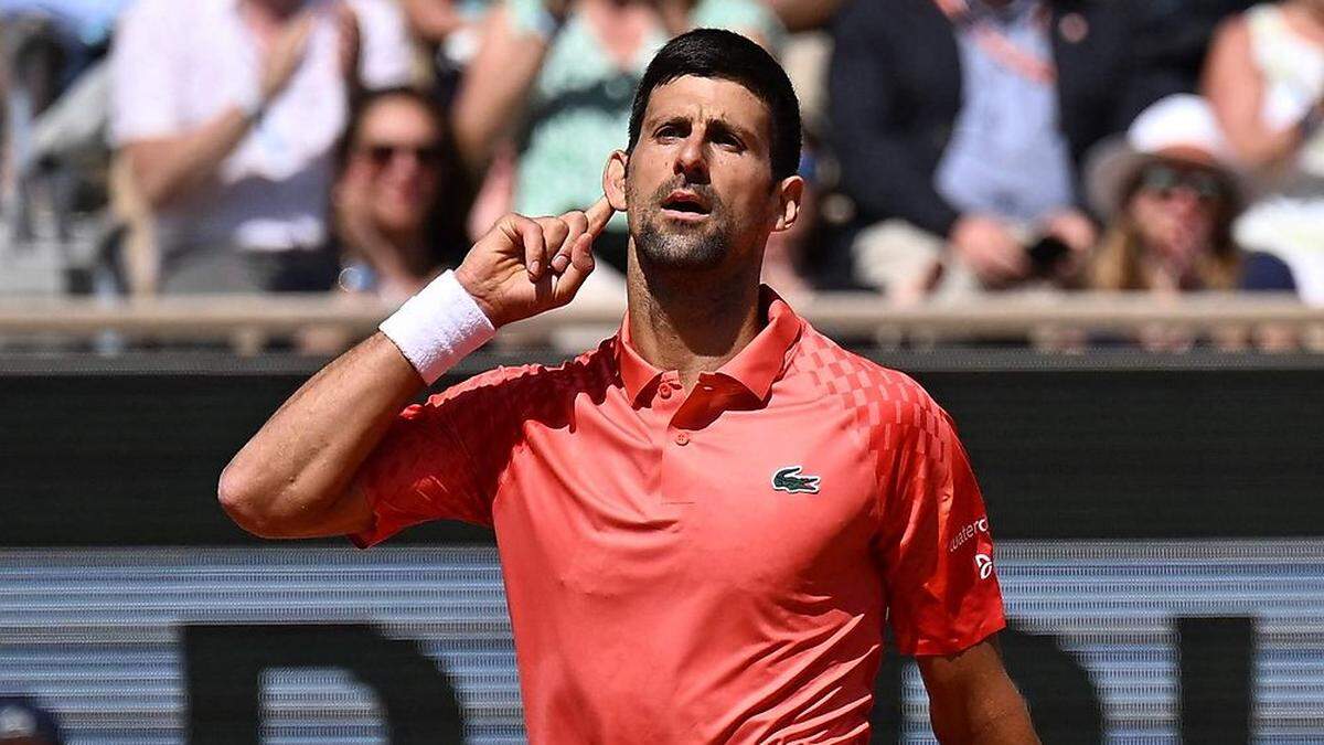 Novak Djokovic legte sich auch mit dem Publikum an – am Ende war aber alles wieder gut