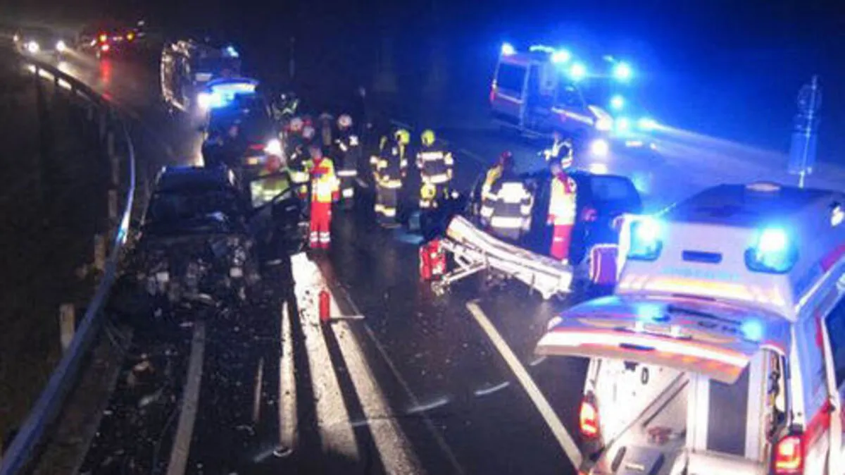 Die B 57 musste bis 7.25 Uhr gesperrt werden