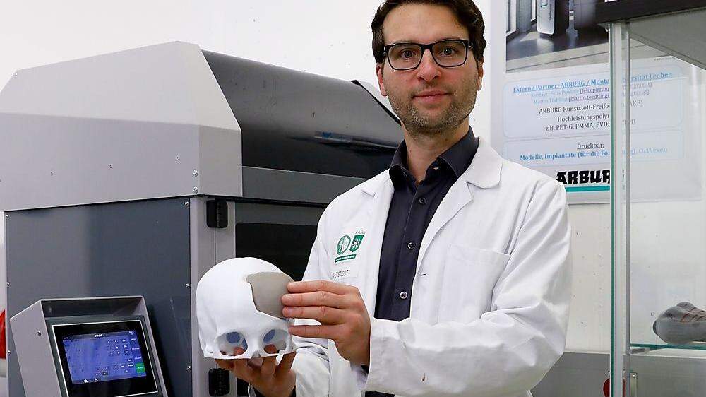 Matthias Katschnig entwickelte Implantate aus dem 3-D-Drucker