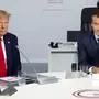 Donald Trump und Emanuel Macron