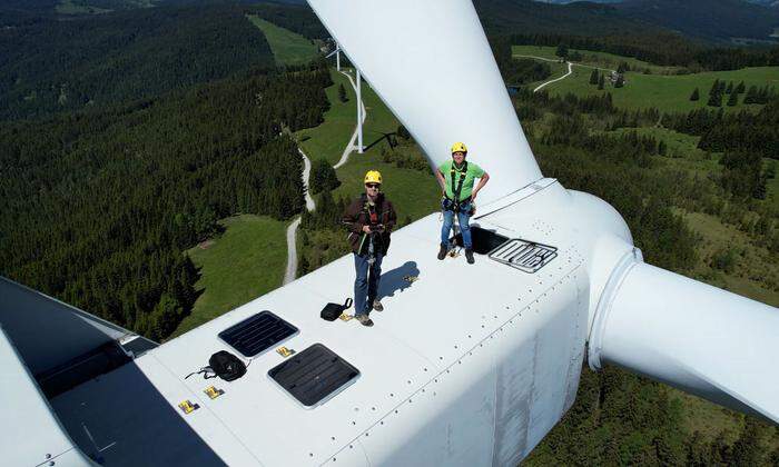 WMS-Arbeiten auf einem Windrad: "Eisbeschlag der Rotorblätter überwachen"