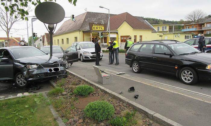 Der Unfall passierte mitten im Ortszentrum von Gniebing.