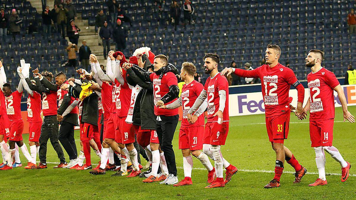 Salzburg steht im Sechzehntelfinale der Europa League