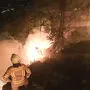Das Feuer brach im Bereich des Goggsteiges in Amlach aus. Es soll an verbotener Stelle gemacht worden sein 	