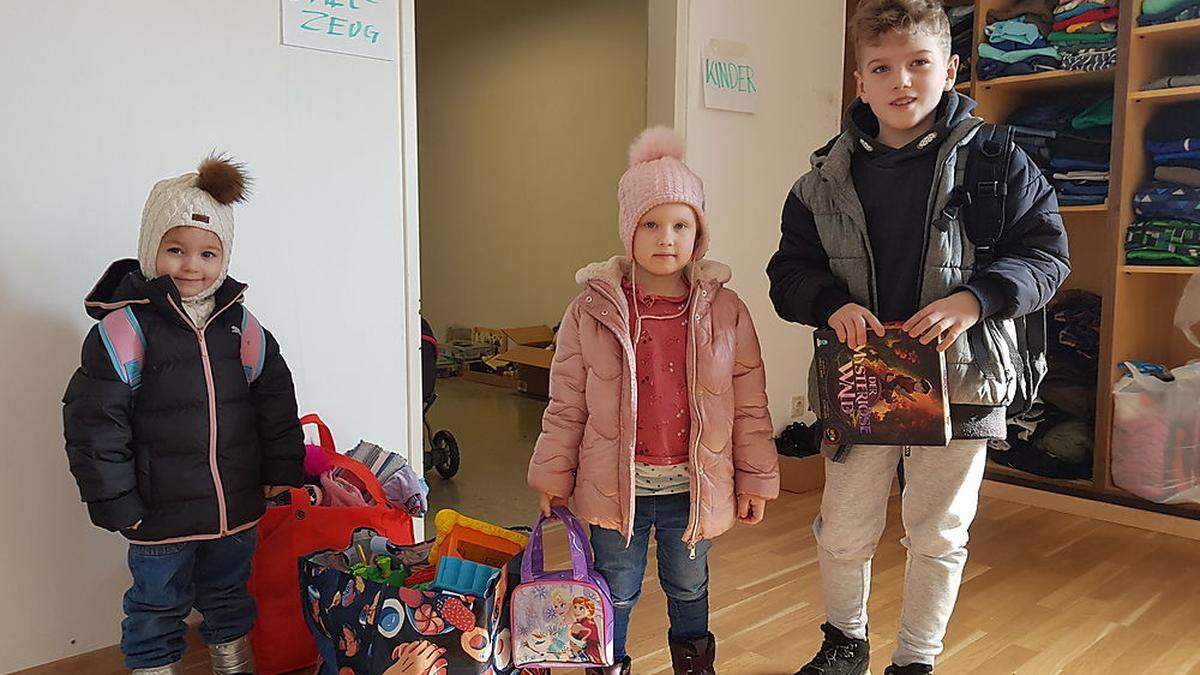 Unter den geflüchteten Ukrainern in Stainz sind Kinder im Alter von vier bis 17 Jahren.