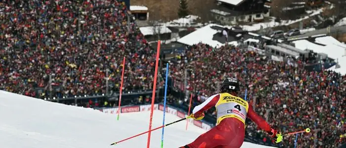 Das Stadion bebte, aber Manuel Feller verpasste die „Medaille dahoam“ knapp