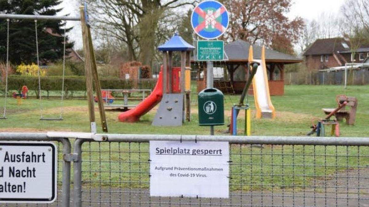 Spielplätze in Weiz sind weiterhin gesperrt