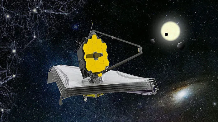 So wird das neue Weltraumteleskop aussehen, wenn es entfaltet ist