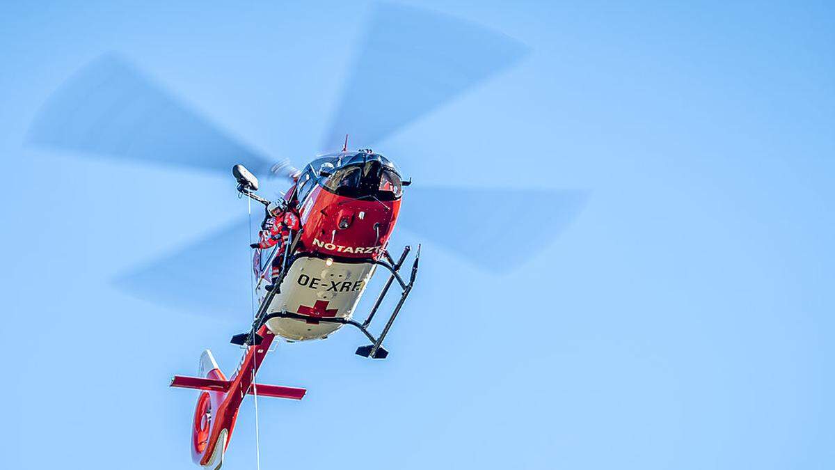 RK-1 flog die Verlezte ins LKH Villach