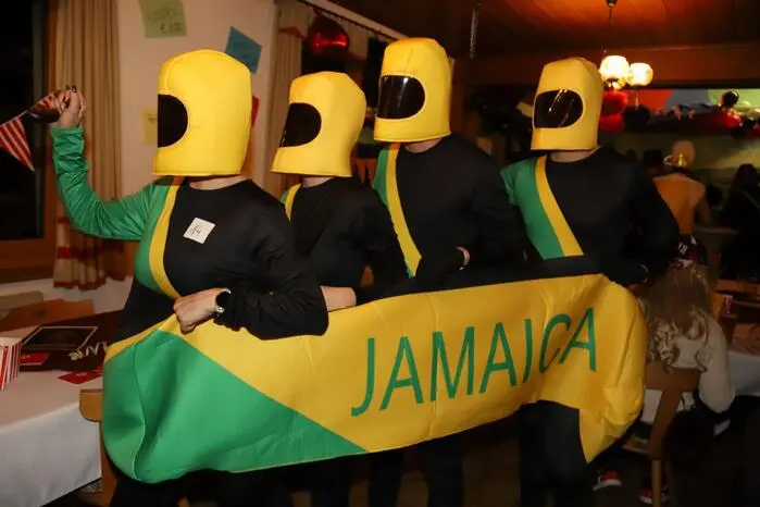 Extra aus Jamaica ist ein Team angereist.