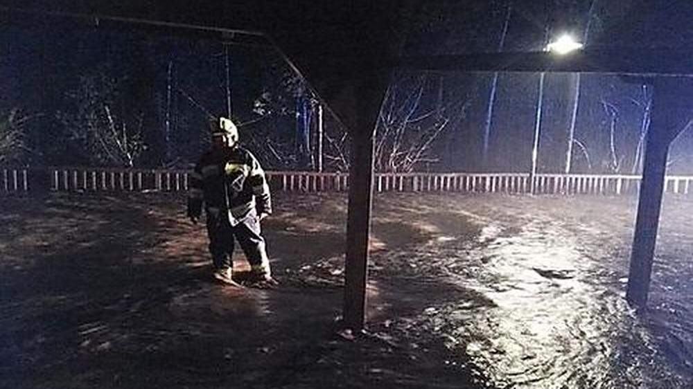 Feuerwehrmann aus Ehrenhausen im Hochwassereinsatz 