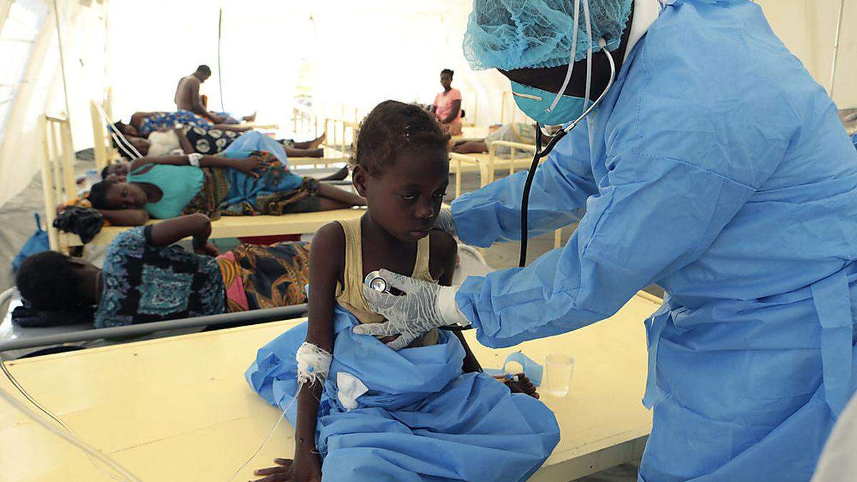 Auch unzählige Kinder sind an Cholera erkrankt