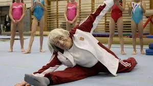 Agnes Keleti im Jahr 2016 