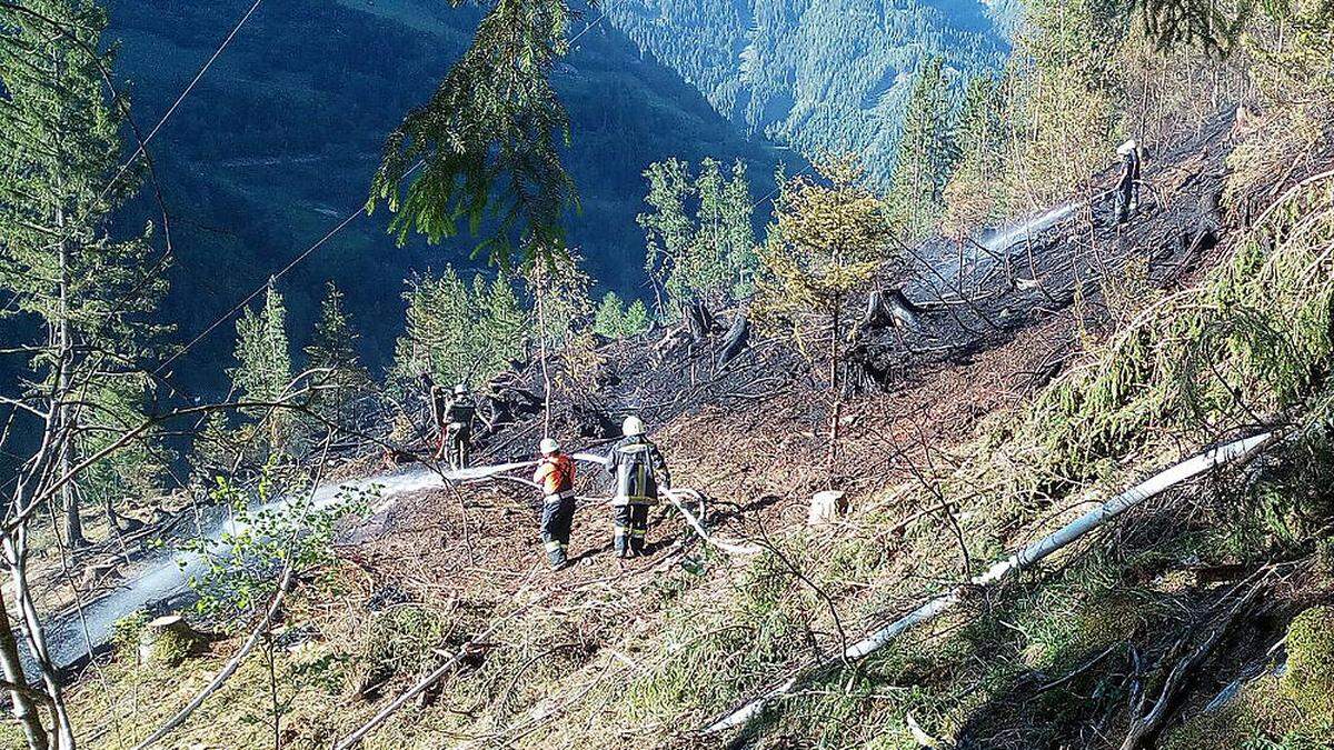 Die vorherrschende Trockenheit begünstigt die Waldbrandgefahr in Oberkärnten