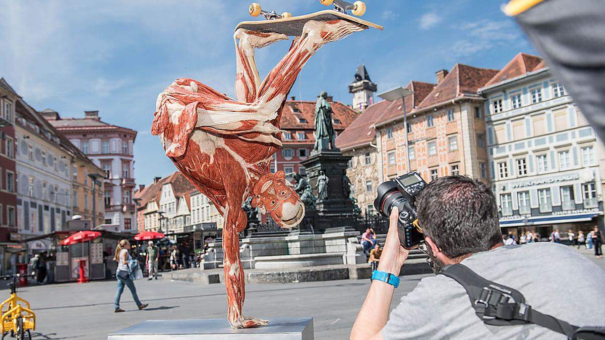 Körperwelten haben sich aus Graz verabschiedet.