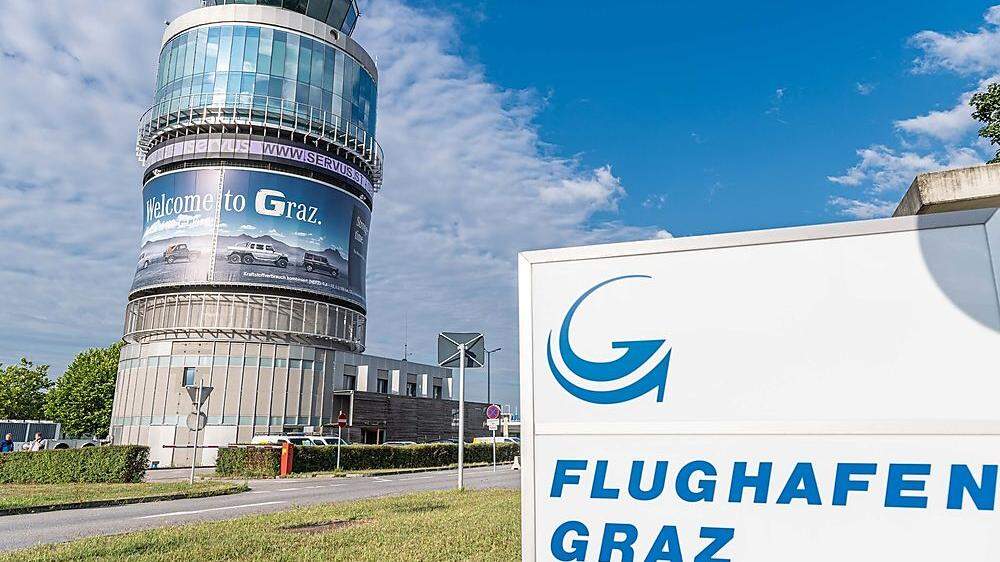 Der Flughafen Graz rechnet heuer mit rund 500.000 Passagieren, halb so viel wie 2019
