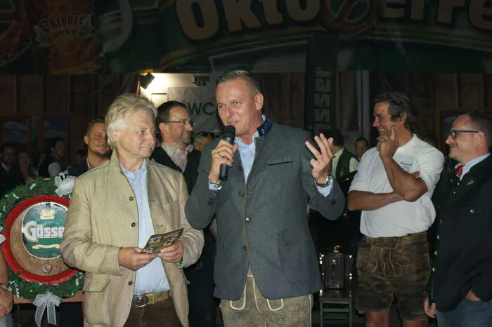 Das Nockalm Quintett sorgte für musikalische Stimmung am Eröffnungstag