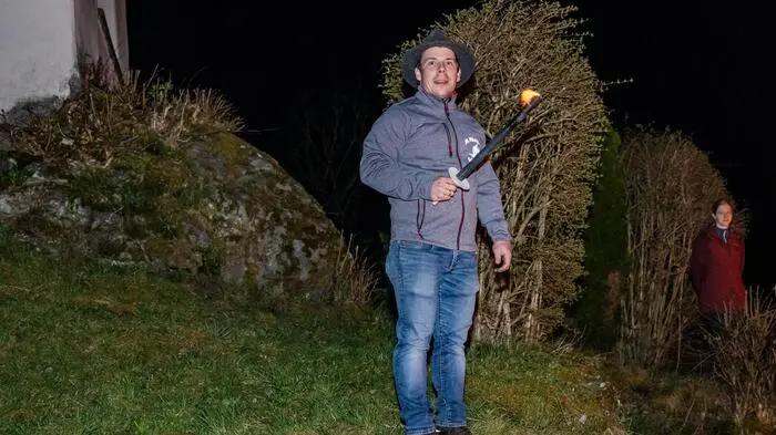 Der Obmann der St. Nikolaier Schießbuben, Christoph Schellander konnte rd. 200 Gäste bei dieser Traditonsveranstaltung begrüßen und wies gleichzeitig auf den Kirchtag am 1.September 2024 hin