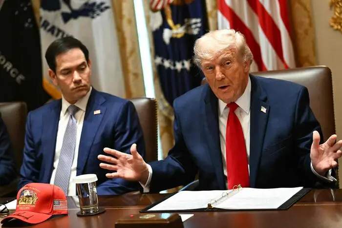 Donald Trump (rechts) und Marco Rubio 