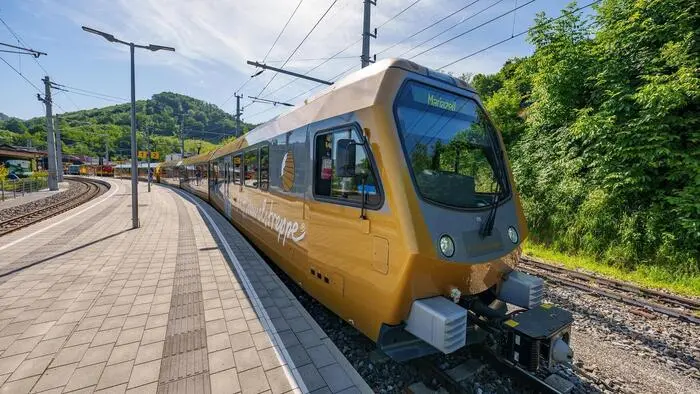 Die Mariazellerbahn verbindet den Wallfahrtsort mit Niederösterreichs Landeshauptstadt St. Pölten