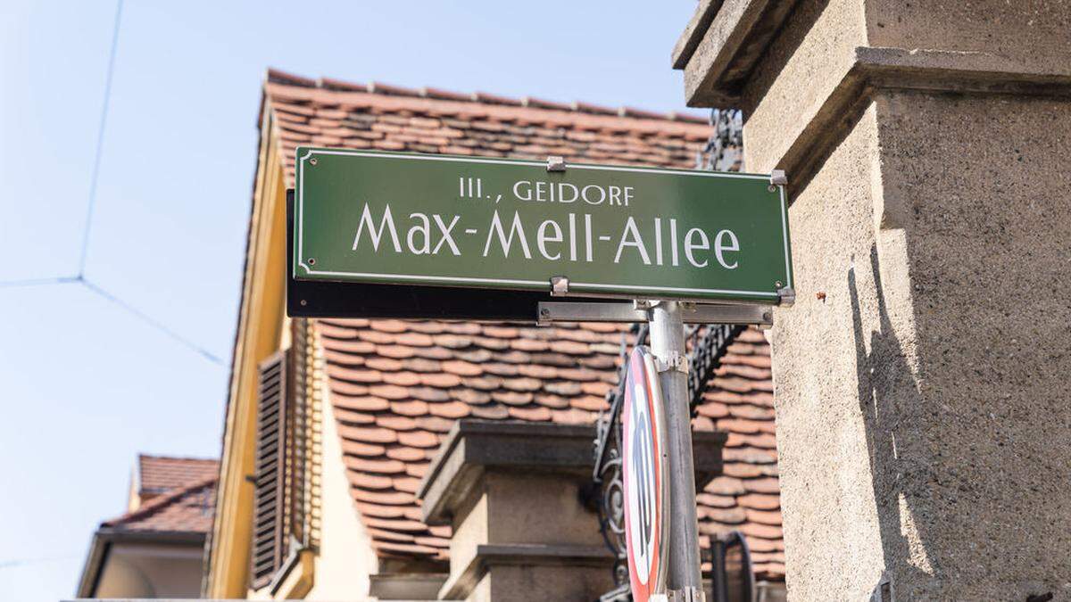 Soll wegen der braunen Vergangenheit ihres Namensgebers umbenannt werden: die Max-Mell-Allee in Graz