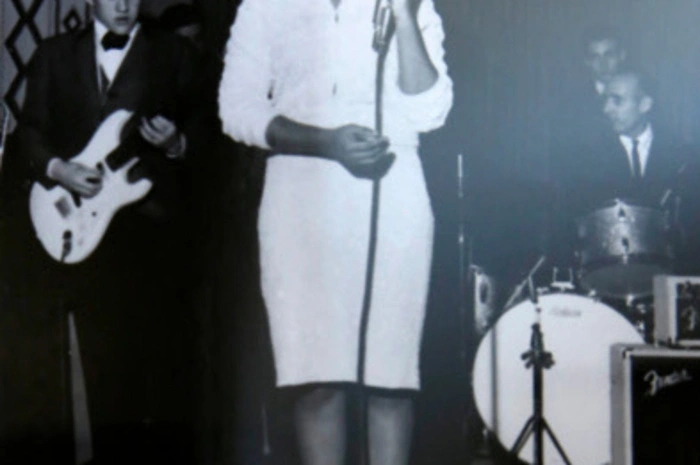 Aretha Franklin bei einem Auftritt in der New Bethel Baptist Church
