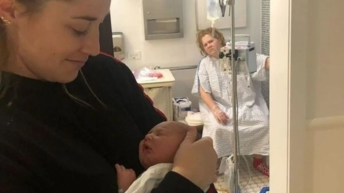 Amy Schumer postete ein Bild aus dem Krankenhaus