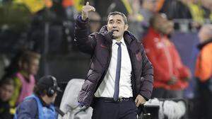 Verzweifelt: Barcelona-Coach Ernesto Valverde