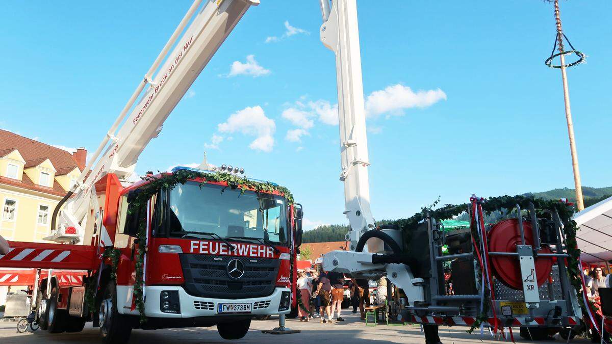 Das neue Fahrzeug der Brucker Stadtfeuerwehr