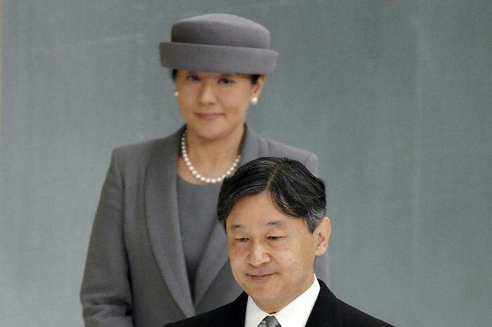 Naruhito und seine Frau Masako