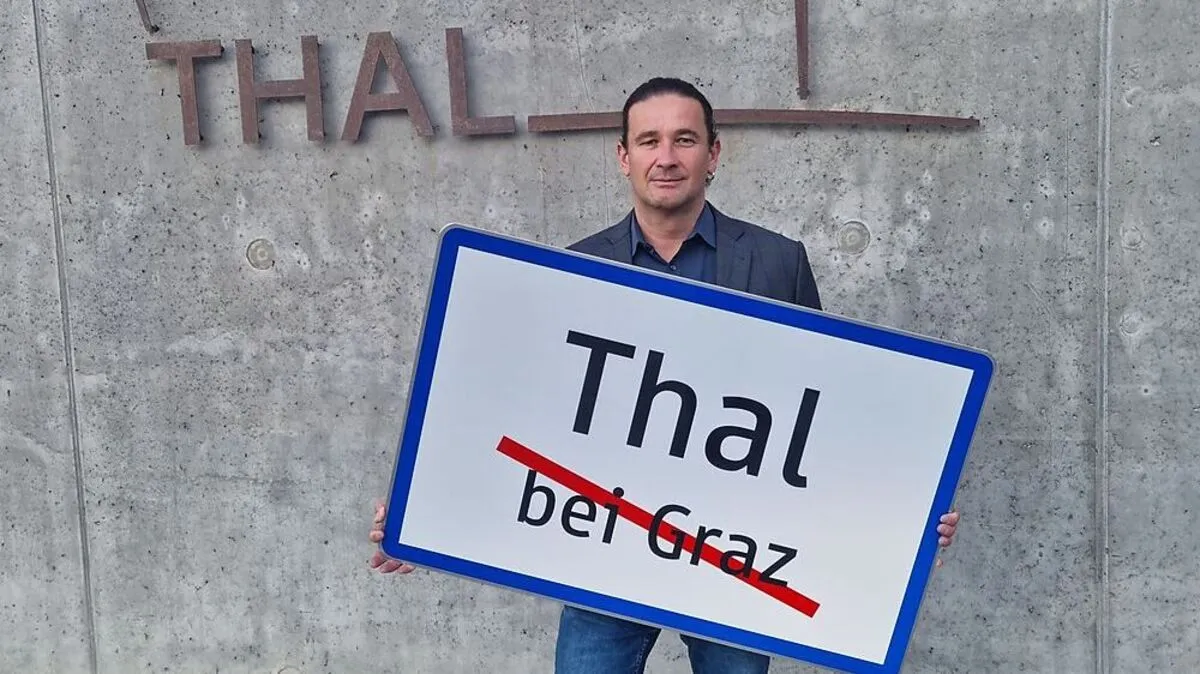 Matthias Brunner ist stolz auf "Thal"