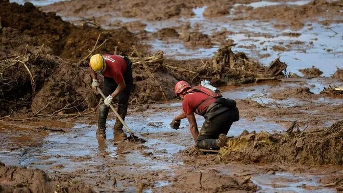 Der Damm an der Mine Córrego do Feijão war am 25. Jänner gebrochen