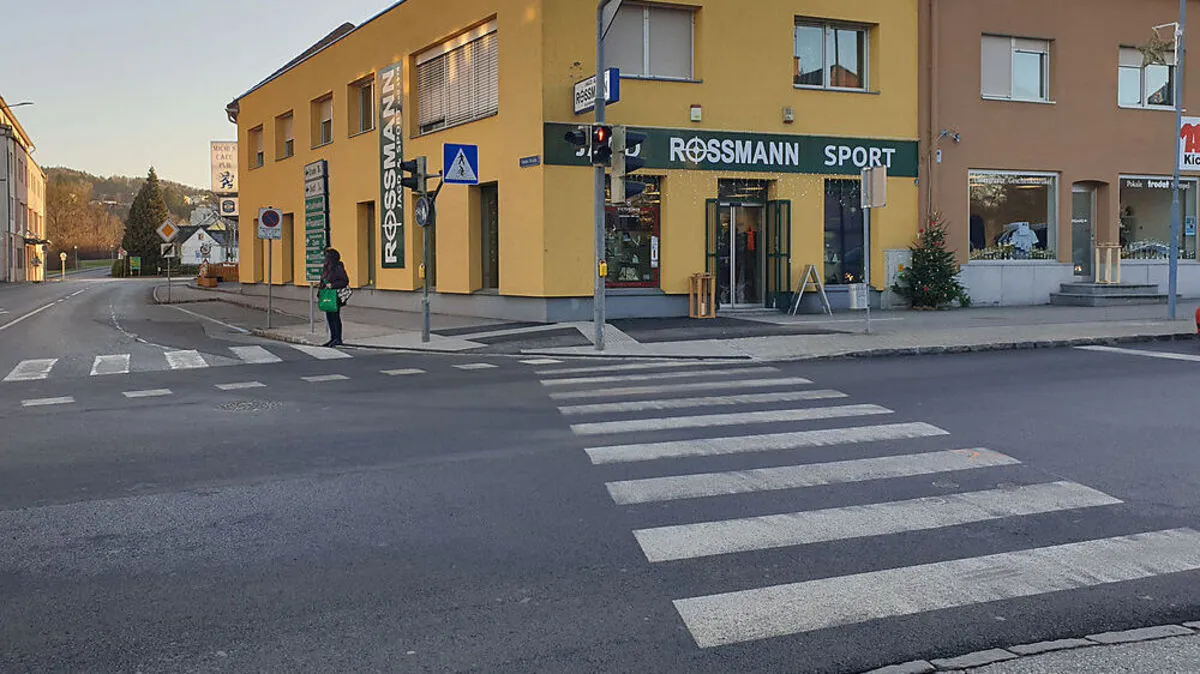 An dieser Kreuzung kam es zum Unfall