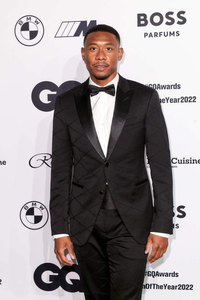 "GQ Men of the Year Awards": David Alaba auf dem roten Teppich bei der Verleihung der "GQ Men of the Year Awards" in den Kant-Garagen