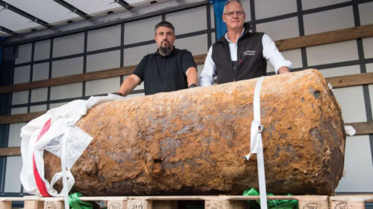 Bennert und Dieter Schwetzler entschärften die Bombe in Frankfurt