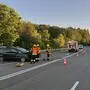 Die Radlpass Straße musste nach dem Unfall komplett gesperrt werden