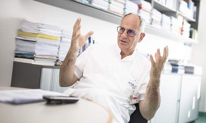 Rudolf Likar, Abteilungsvorstand der Intensivmedizin im Klinikum Klagenfurt