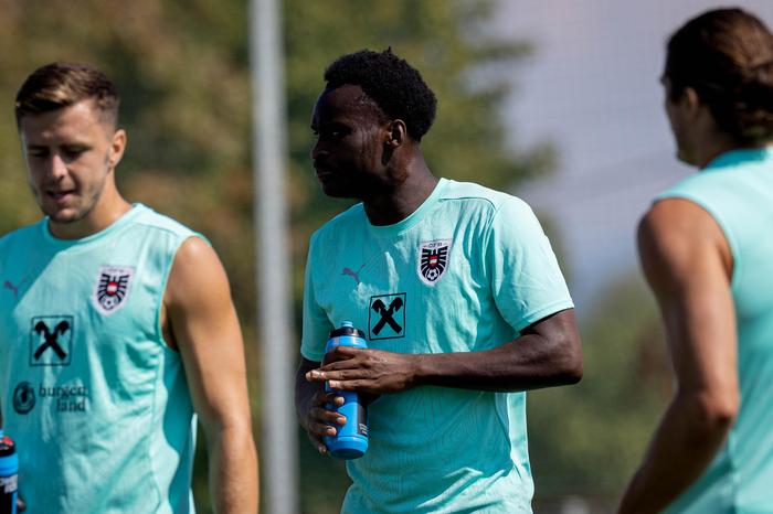 Samson Baidoo trainierte beim A-Team, ehe er zur U21 reiste