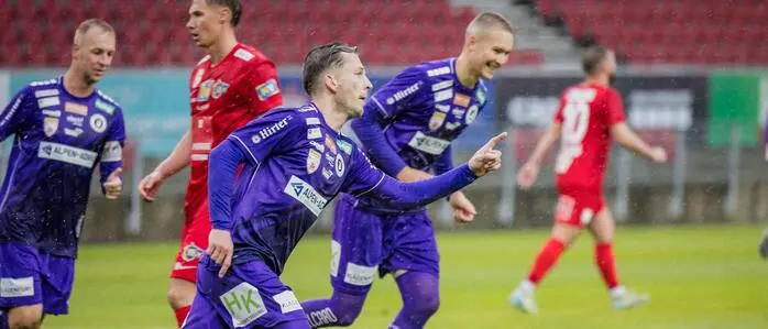 Marc Schmerböck verwertete den Elfmeter zum zwischenzeitlichen 1:0