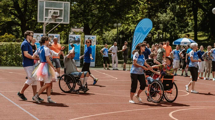 Das Sportfest soll Patienten motivieren, sich zu bewegen, diesmal waren 139 Menschen dabei